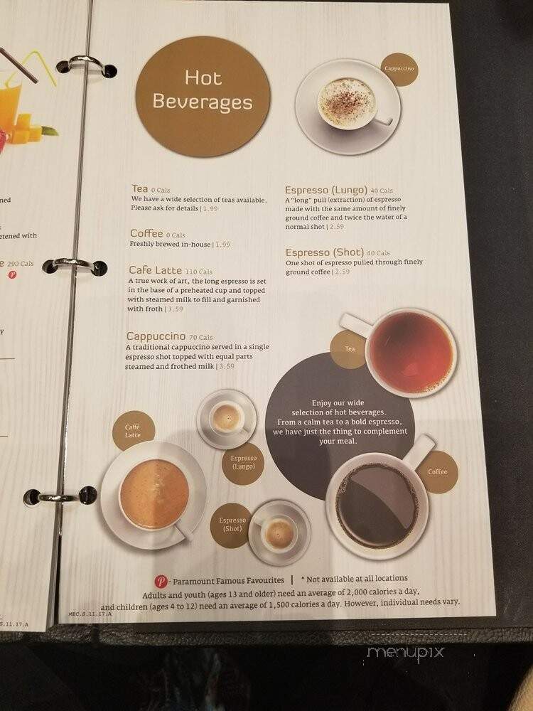 Paramount Fine Foods - Markham, ON menu_pic