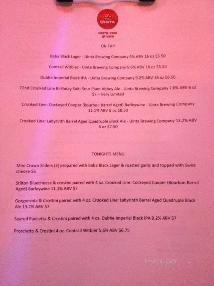 The Silver Cow - Jacksonville, FL menu_pic