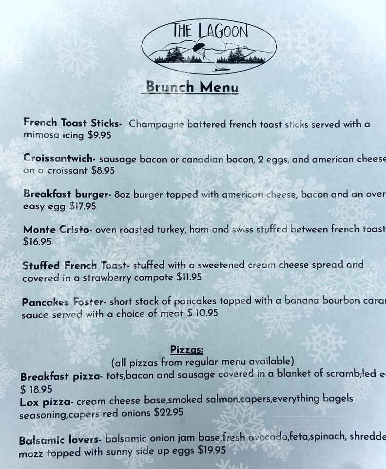 The Lagoon - Lake George, NY menu_pic