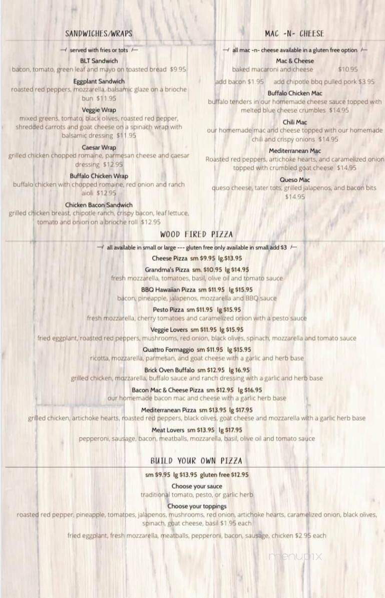 The Lagoon - Lake George, NY menu_pic