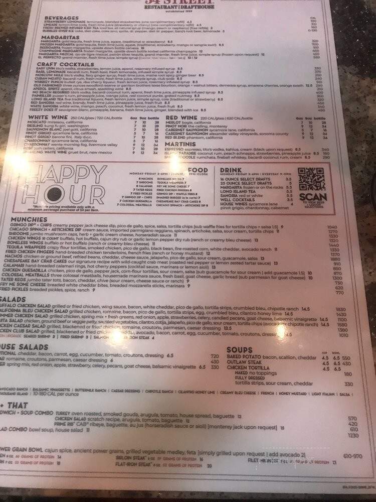 54th Street Restaurant And Drafthouse - Euless, TX menu_pic