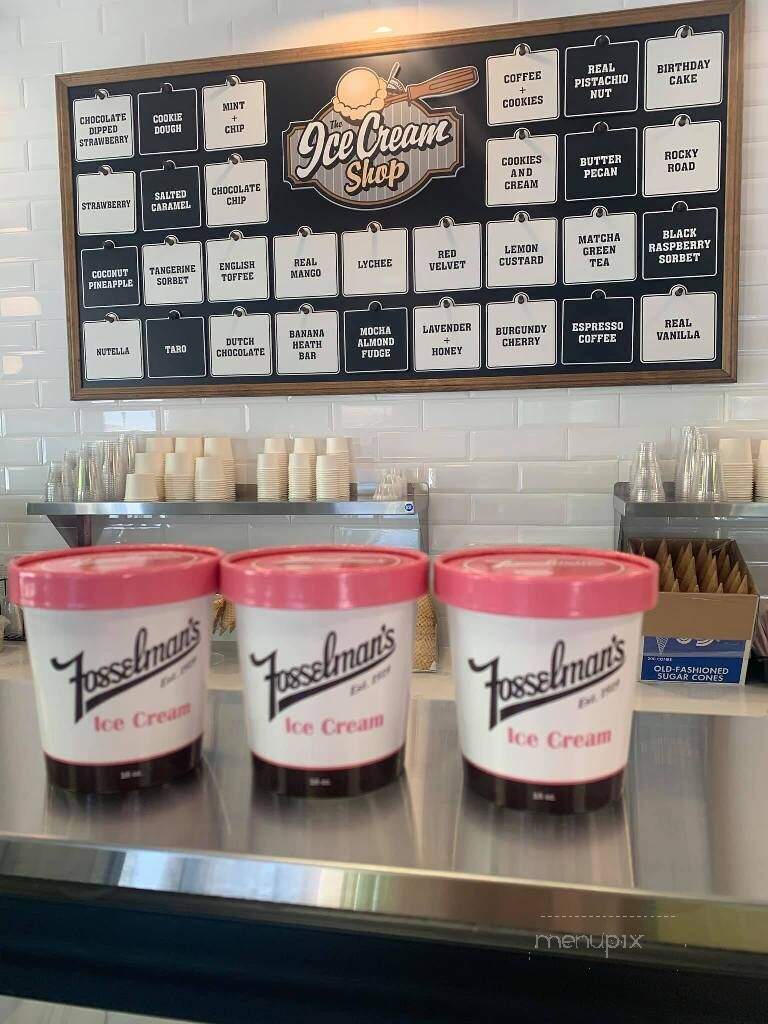 The Ice Cream Shop (Fosselman's) - Glendora, CA menu_pic