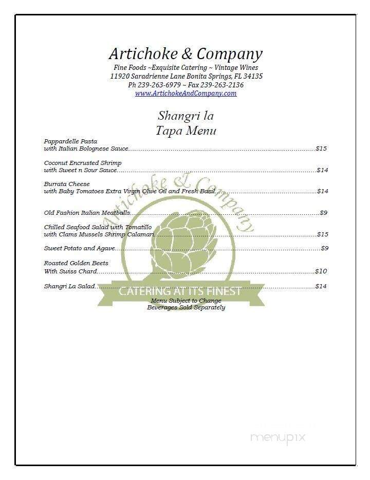 Harvest & Wisdom at Shangri-La Springs - Bonita Springs, FL menu_pic