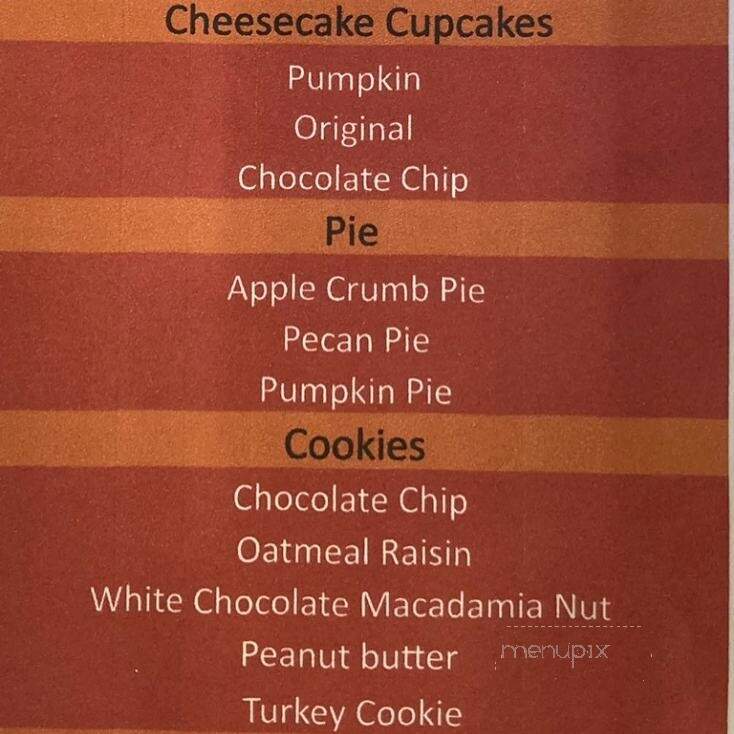 Creations by Sabrina - Boonton, NJ menu_pic