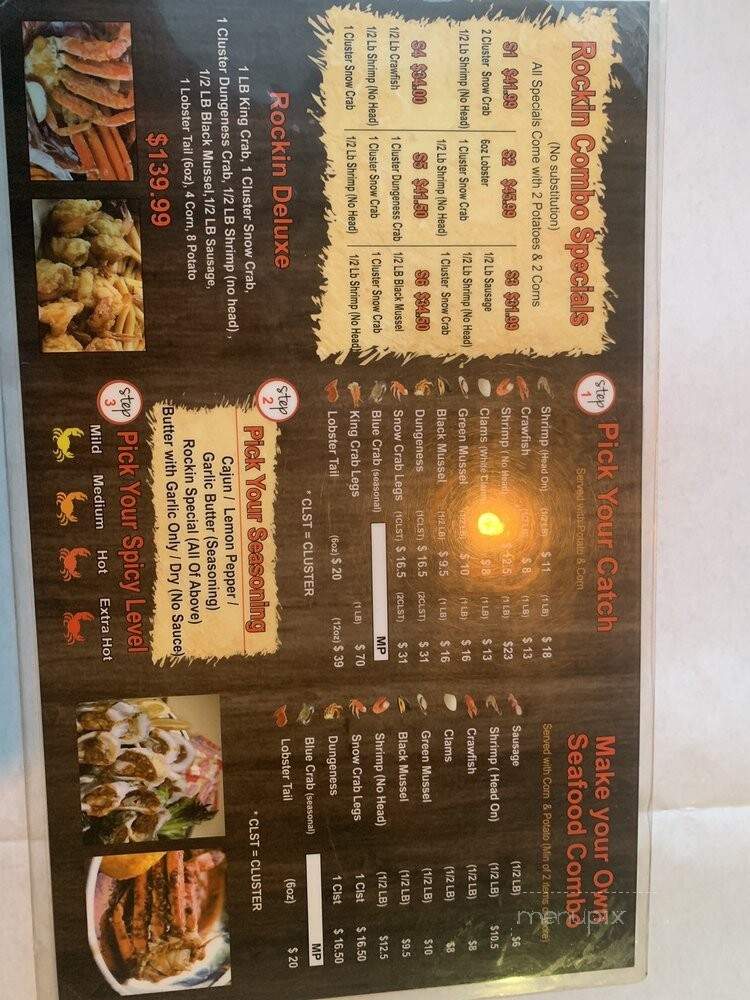 Rockin Crab - Stockbridge, GA menu_pic
