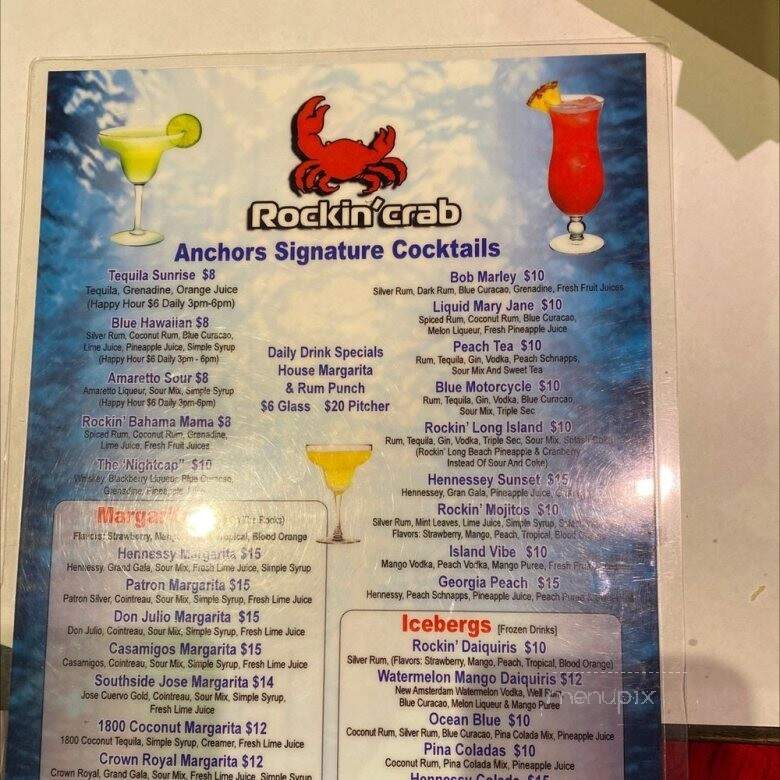 Rockin Crab - Stockbridge, GA menu_pic