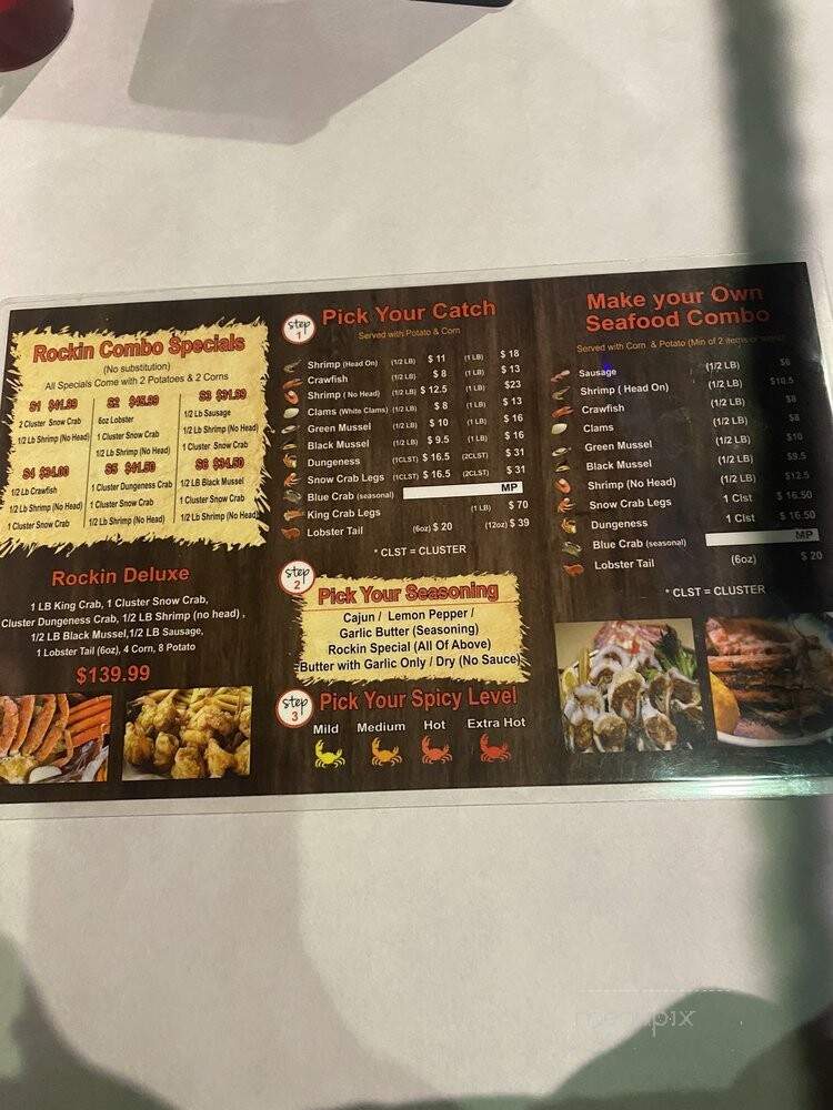 Rockin Crab - Stockbridge, GA menu_pic