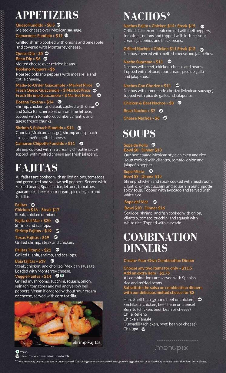 Two Compadres Taqueria Bar & Grill - Midlothian, VA menu_pic