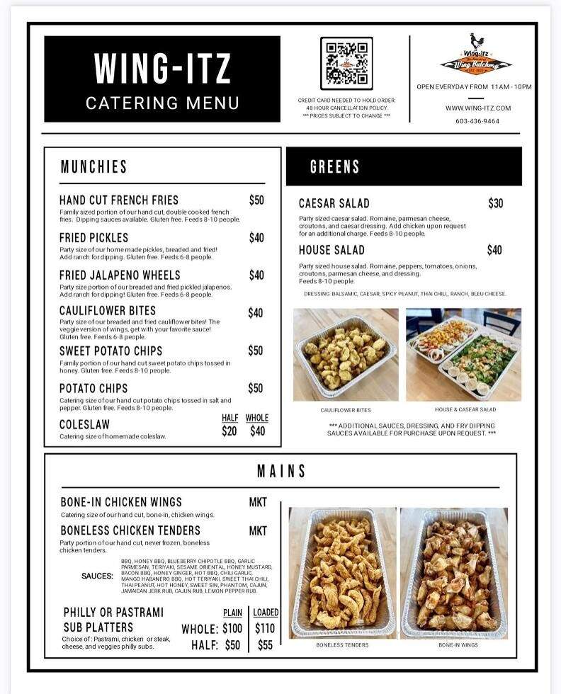 Wing-itz - Hampton, NH menu_pic