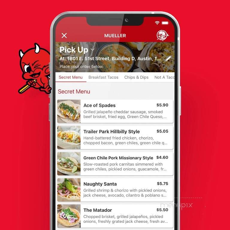 Torchy's Tacos - Jeffersonville, IN menu_pic
