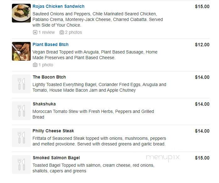 Brunch Bitch - Atlanta, GA menu_pic