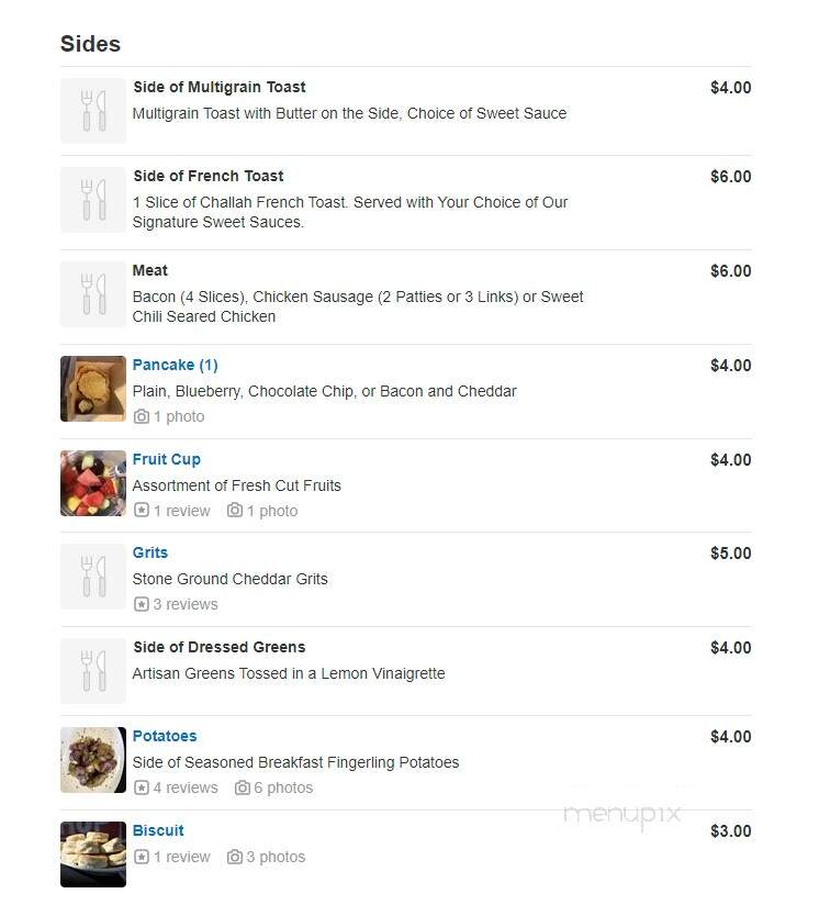 Brunch Bitch - Atlanta, GA menu_pic