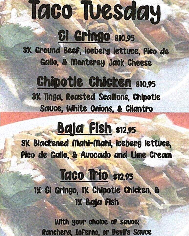 Salty Cow - West Chester, PA menu_pic