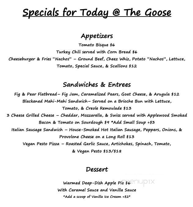 Salty Cow - West Chester, PA menu_pic