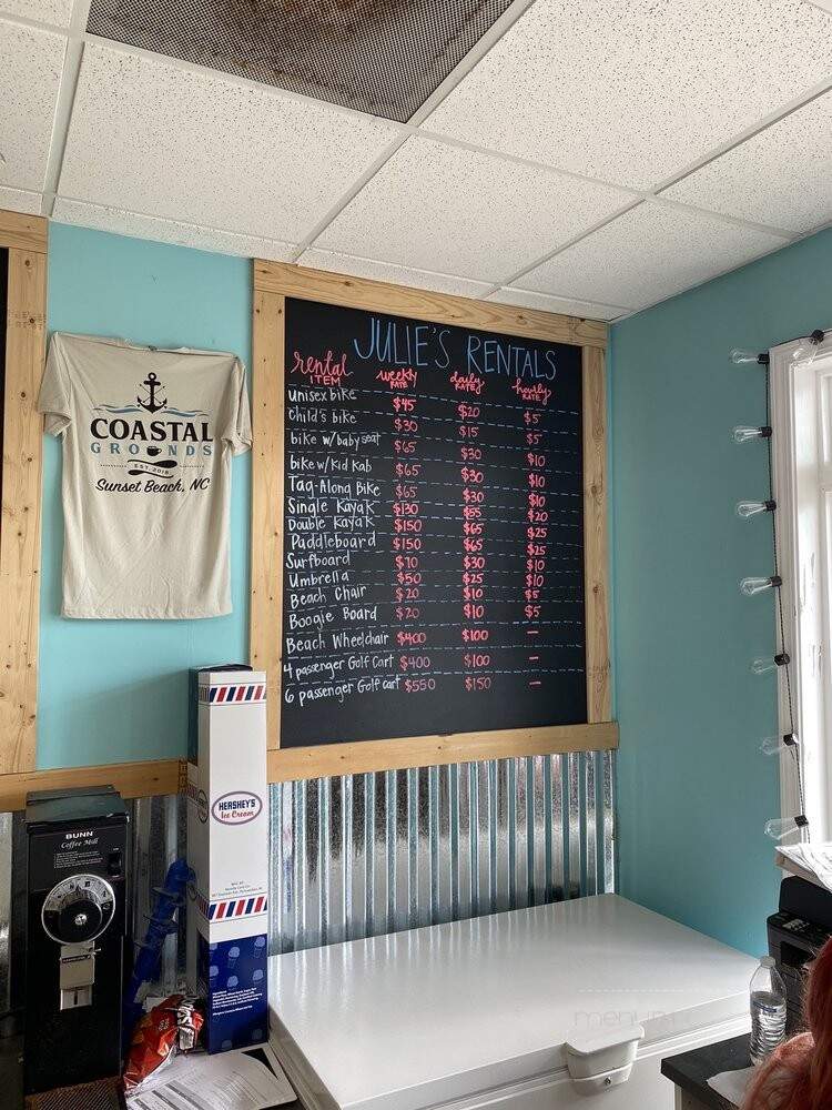 Coastal Grounds - Sunset Beach, NC menu_pic