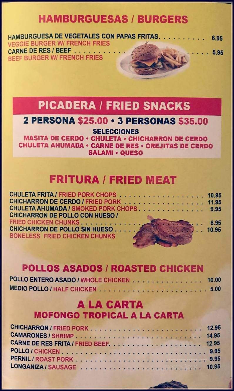 Sabor Latino WB - Wilkes-Barre, PA menu_pic