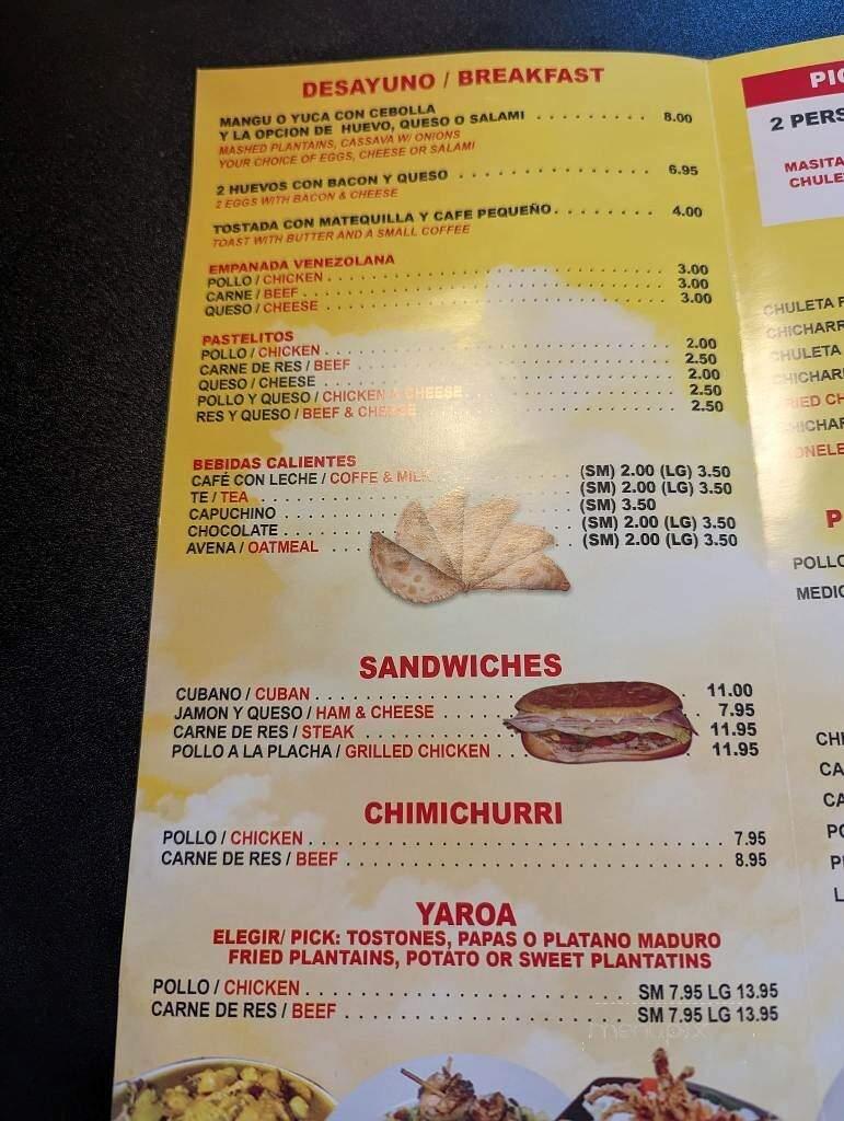 Sabor Latino WB - Wilkes-Barre, PA menu_pic