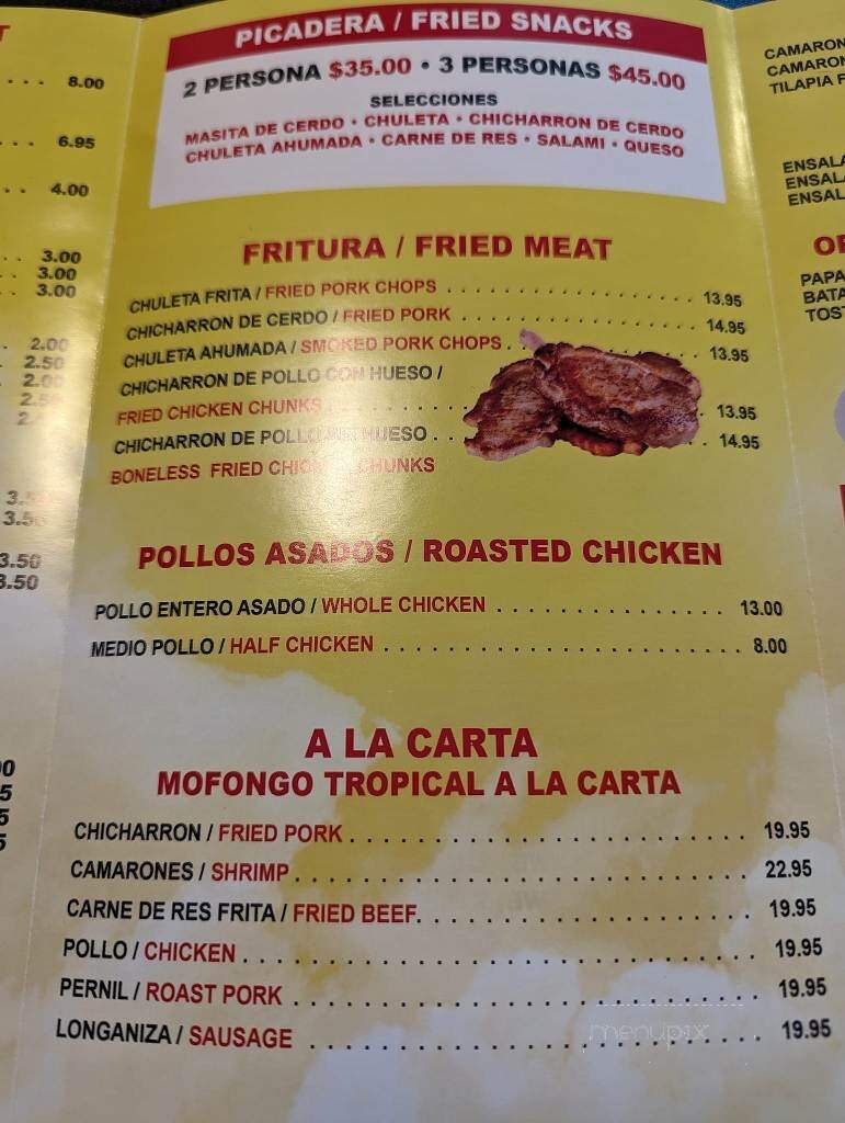 Sabor Latino WB - Wilkes-Barre, PA menu_pic