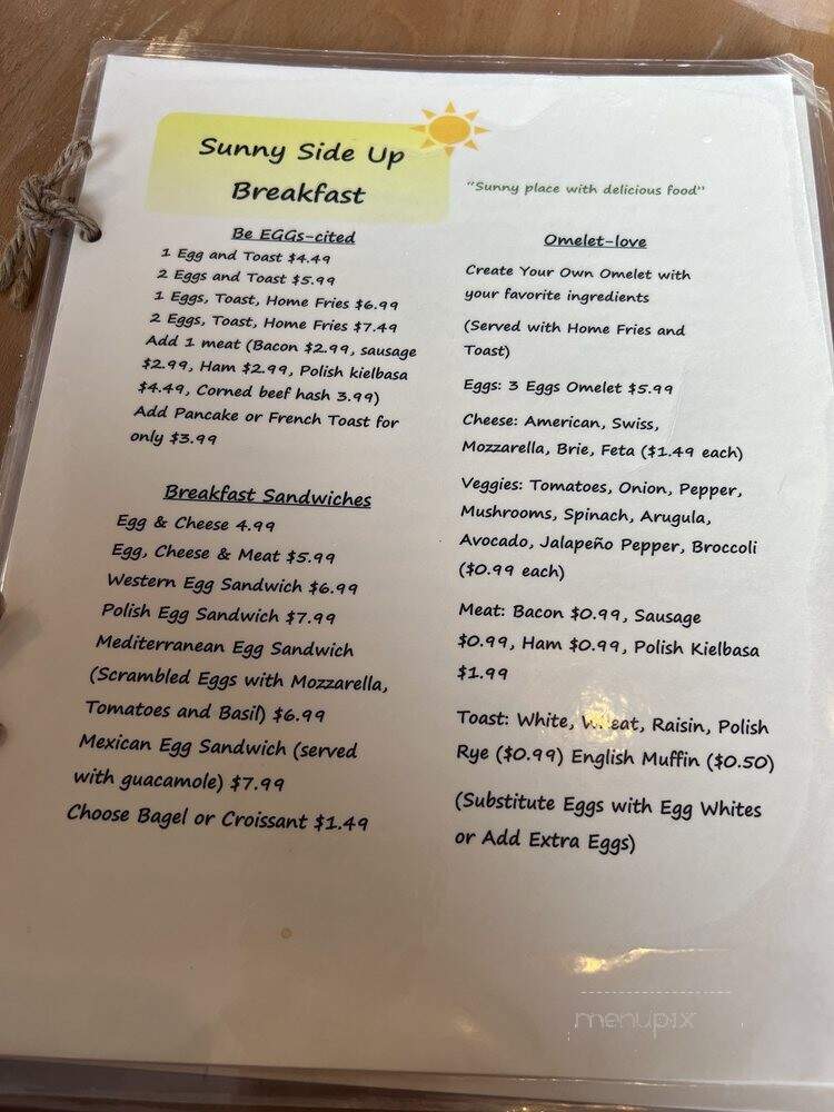 Sunny Side Up Breakfast and Lunch - West Springfield, MA