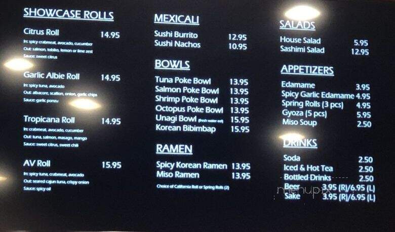 Koi Sushi - Apple Valley, CA menu_pic