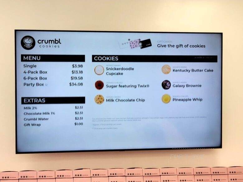 Crumbl Cookies - Pensacola, FL menu_pic