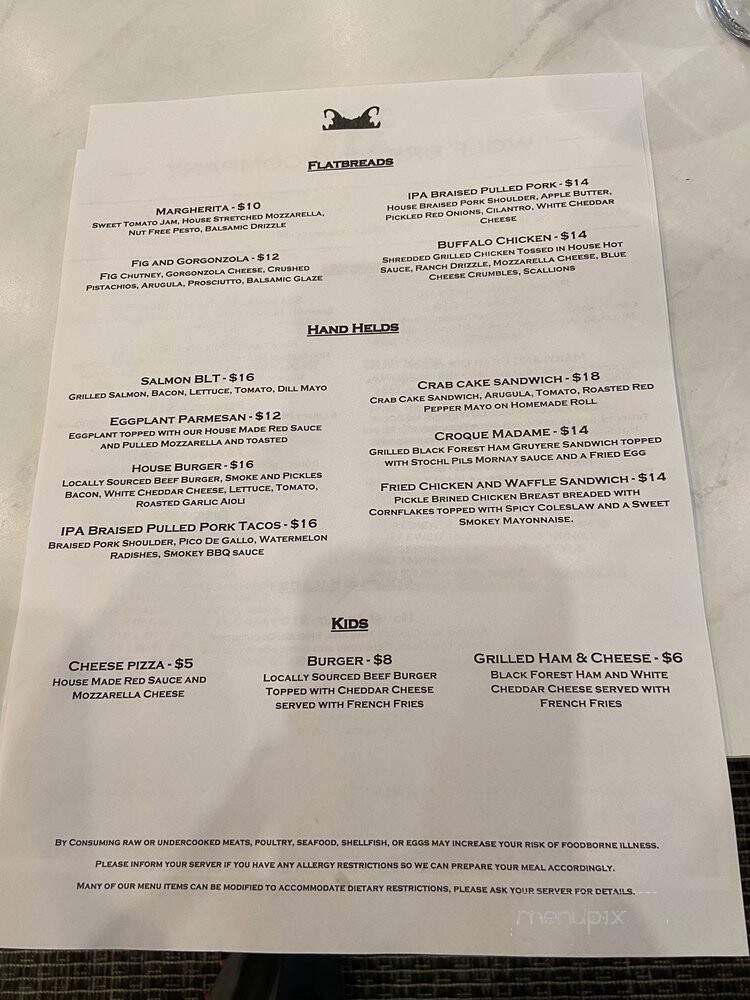 Wolf Brewing - Mechanicsburg, PA menu_pic