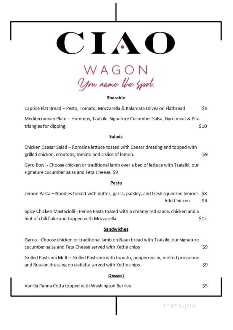 The Ciao Wagon - Kennewick, WA