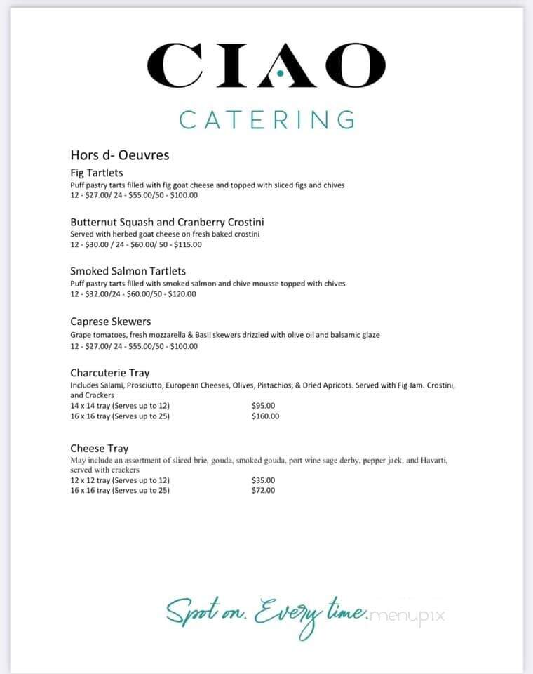 The Ciao Wagon - Kennewick, WA menu_pic