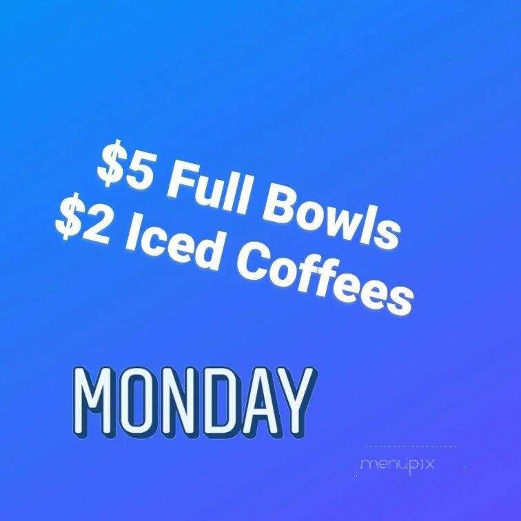 One Drop Cafe - Brawley, CA menu_pic