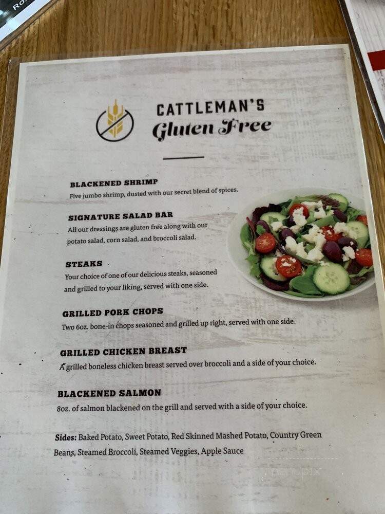 Cattleman's Roadhouse - La Grange, KY menu_pic