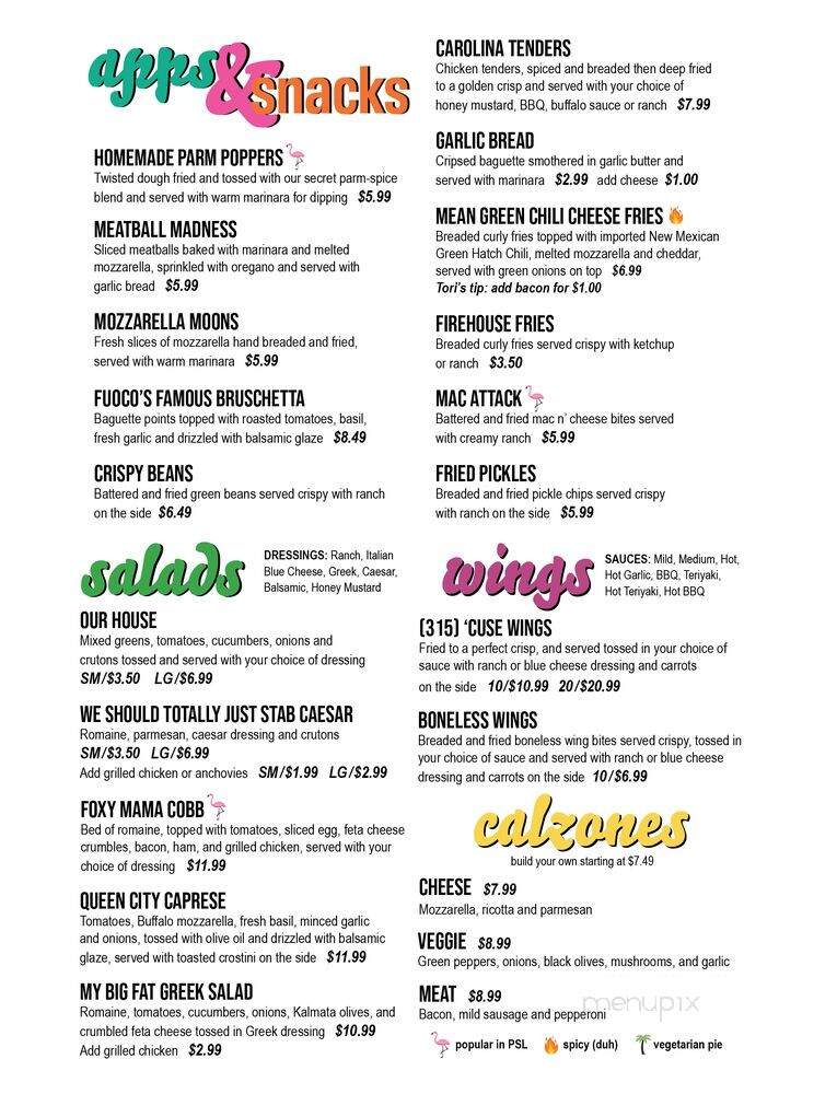 Francesca's Pizza - Port St. Lucie, FL menu_pic