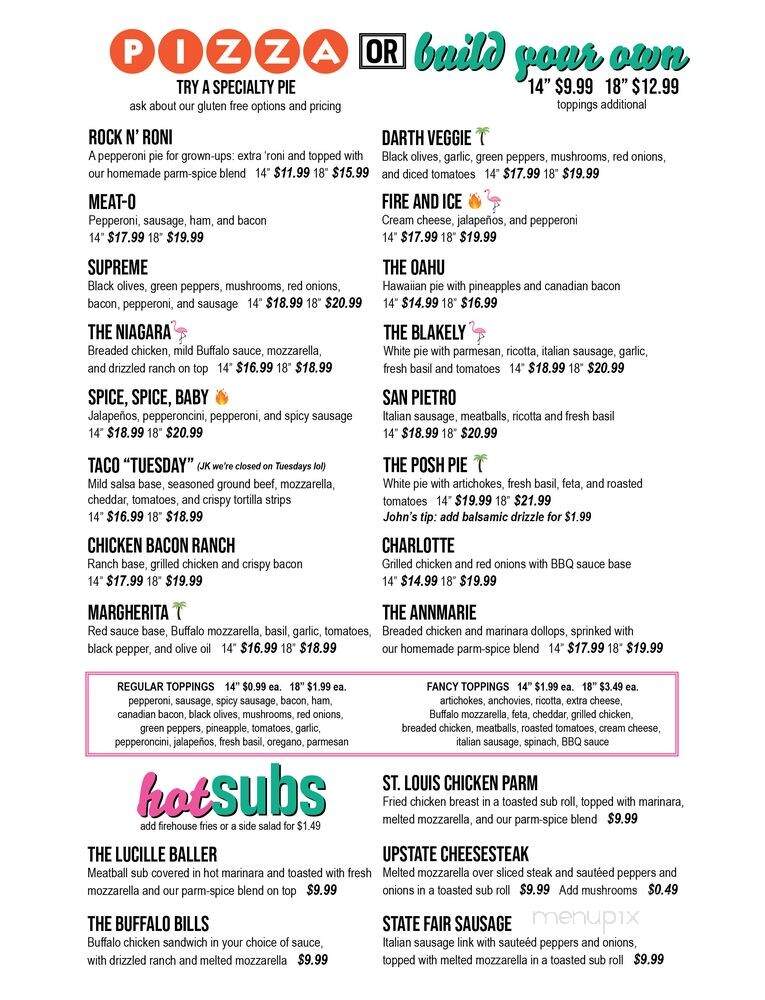 Francesca's Pizza - Port St. Lucie, FL menu_pic