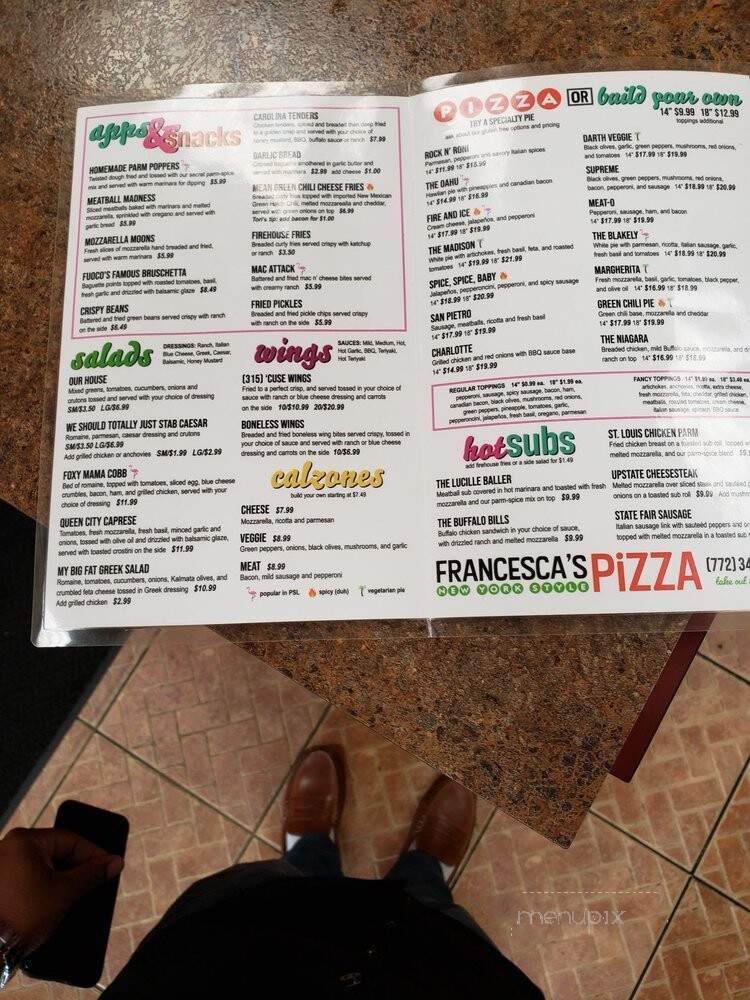 Francesca's Pizza - Port St. Lucie, FL menu_pic