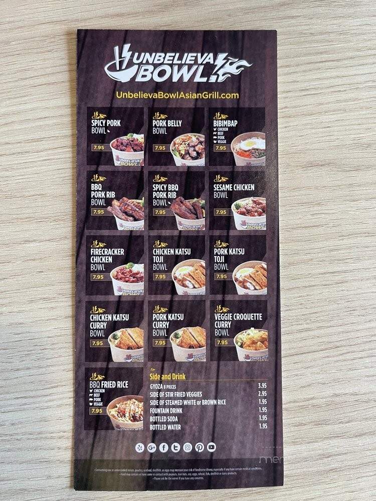 Unbelieva Bowl Asian Grill - Richardson, TX