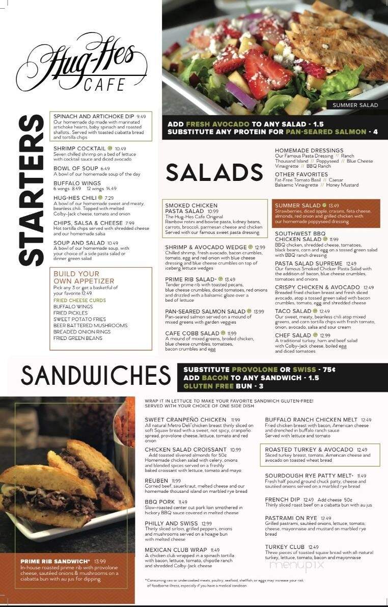 Hug-Hes Cafe - Stansbury Park, UT menu_pic