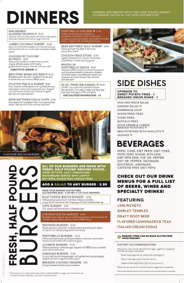 Hug-Hes Cafe - Stansbury Park, UT menu_pic