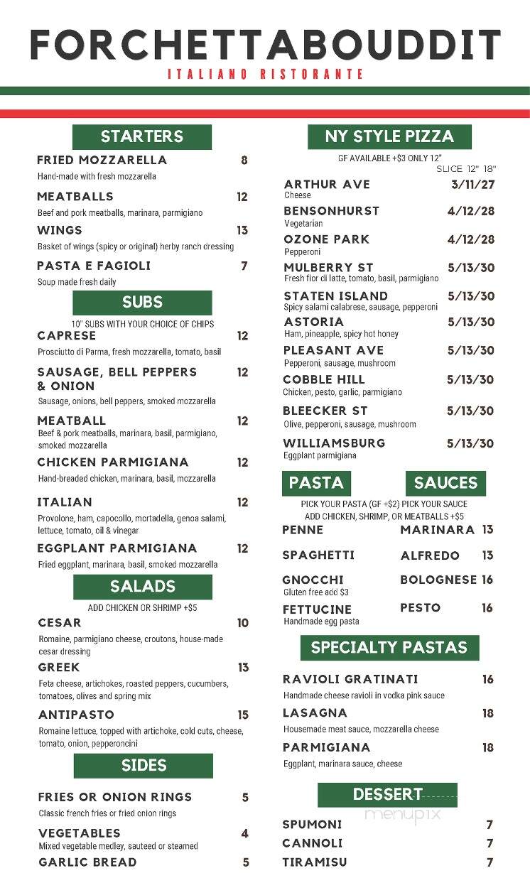 Forchettabouddit - Encinitas, CA menu_pic