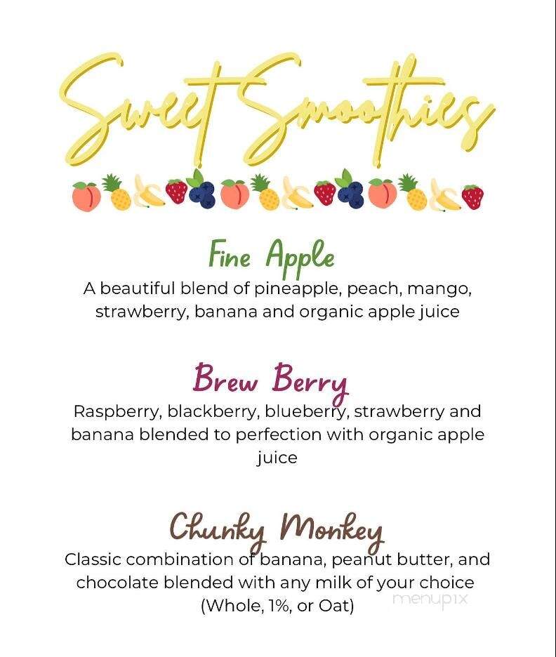 Sweet Brew Cafe - Phoenixville, PA menu_pic