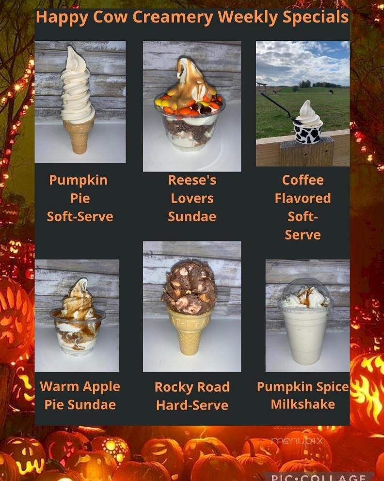 Happy Cow Creamery - Union Bridge, MD menu_pic