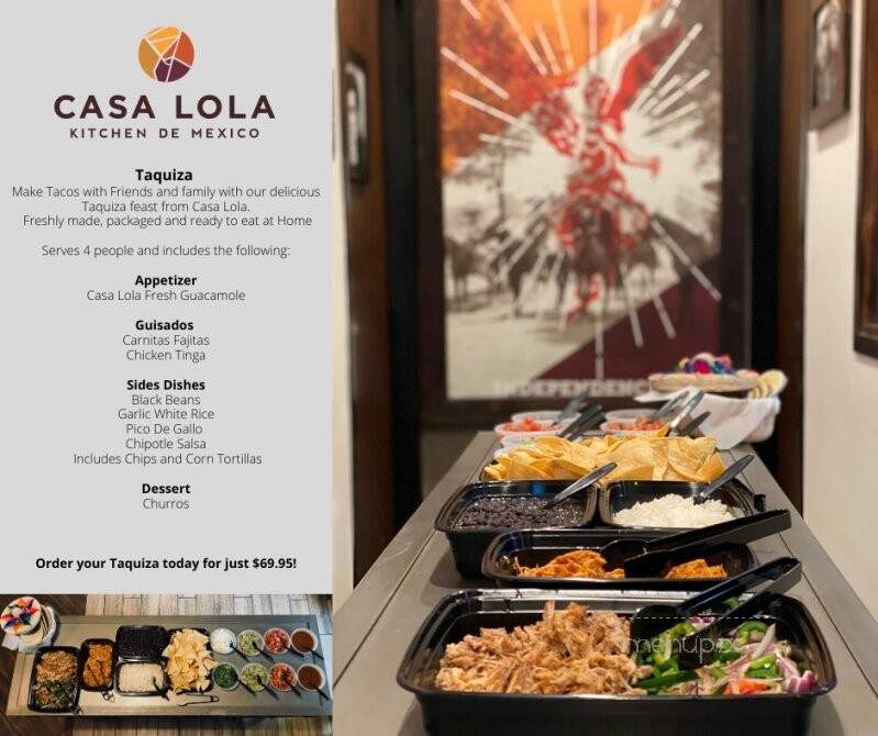 Casa Lola Kitchen de Mexico - Cornelius, OR menu_pic