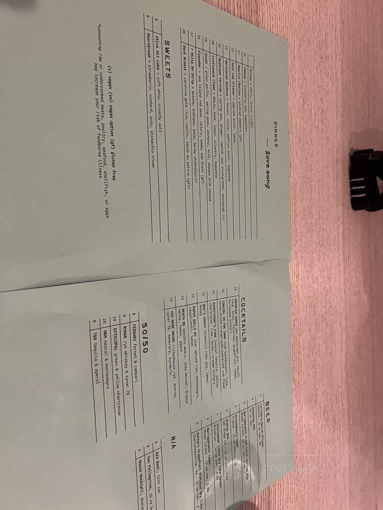 Love Song - Virginia Beach, VA menu_pic