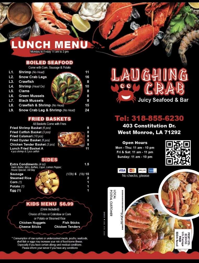 Laughing Crab - West Monroe, LA