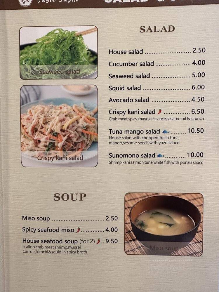 Susie Sushi - Fox River Grove, IL menu_pic
