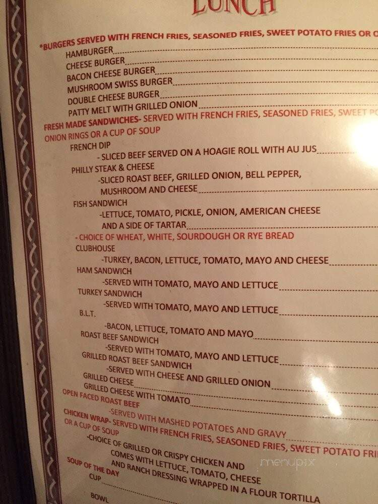Yarnell Family Diner - Yarnell, AZ menu_pic