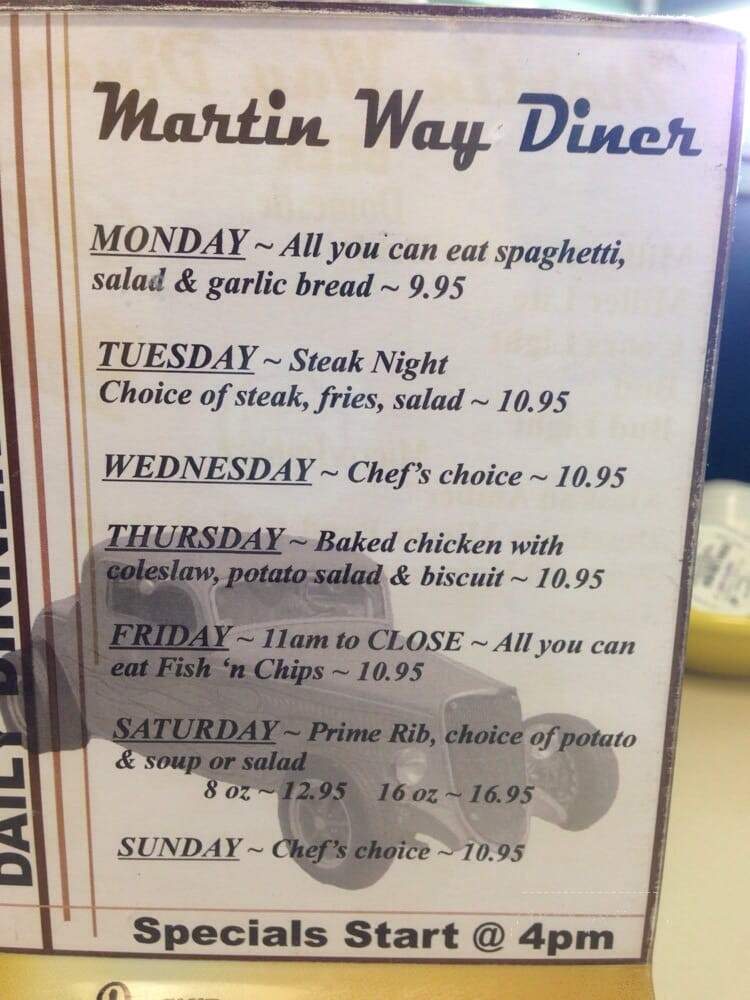 The Martin Way Diner - Olympia, WA