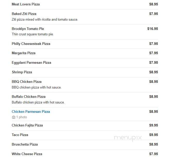Gabriela Tomato Pie - Bristol, PA menu_pic