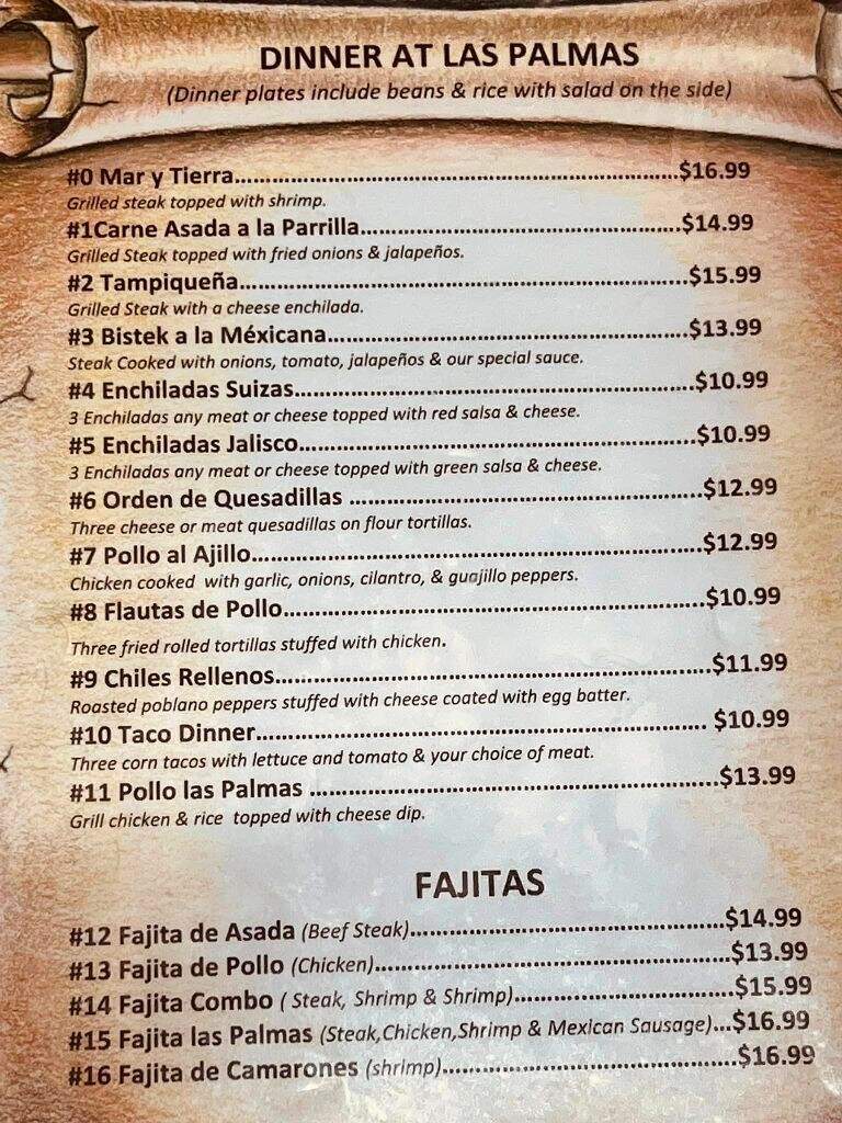 Las Palmas - Columbus Junction, IA menu_pic