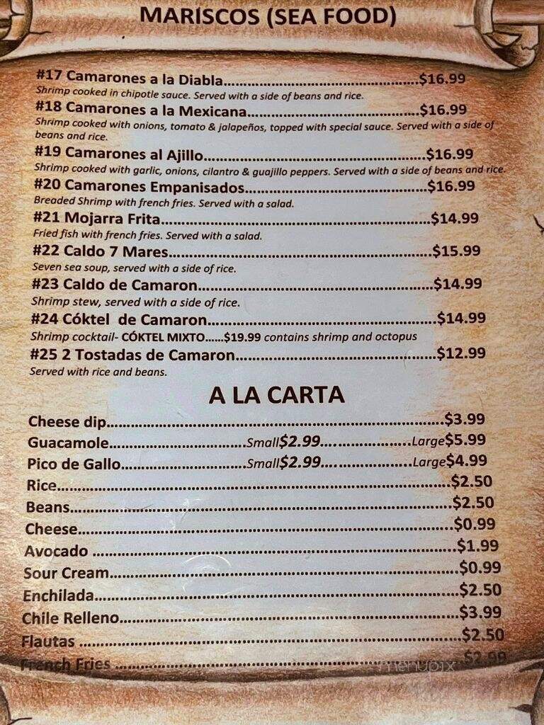 Las Palmas - Columbus Junction, IA menu_pic