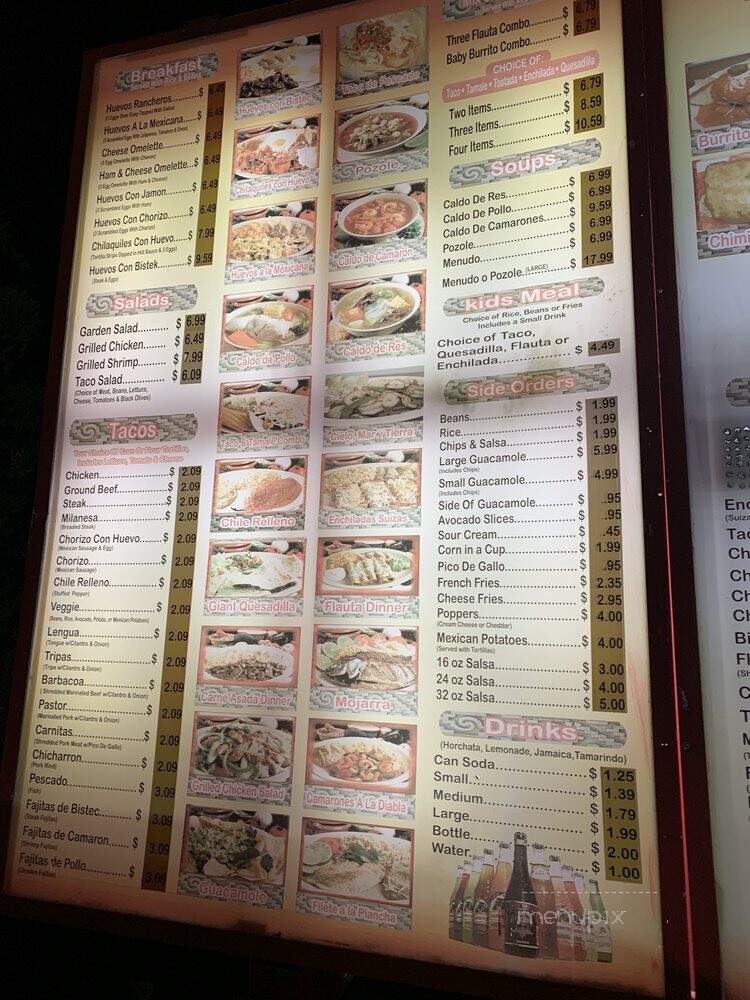 Burrito Bravo - Rockford, IL menu_pic