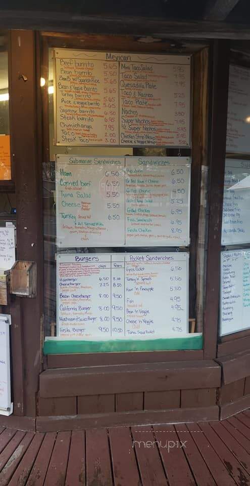 Sam Hicks Drive In - Spooner, WI menu_pic